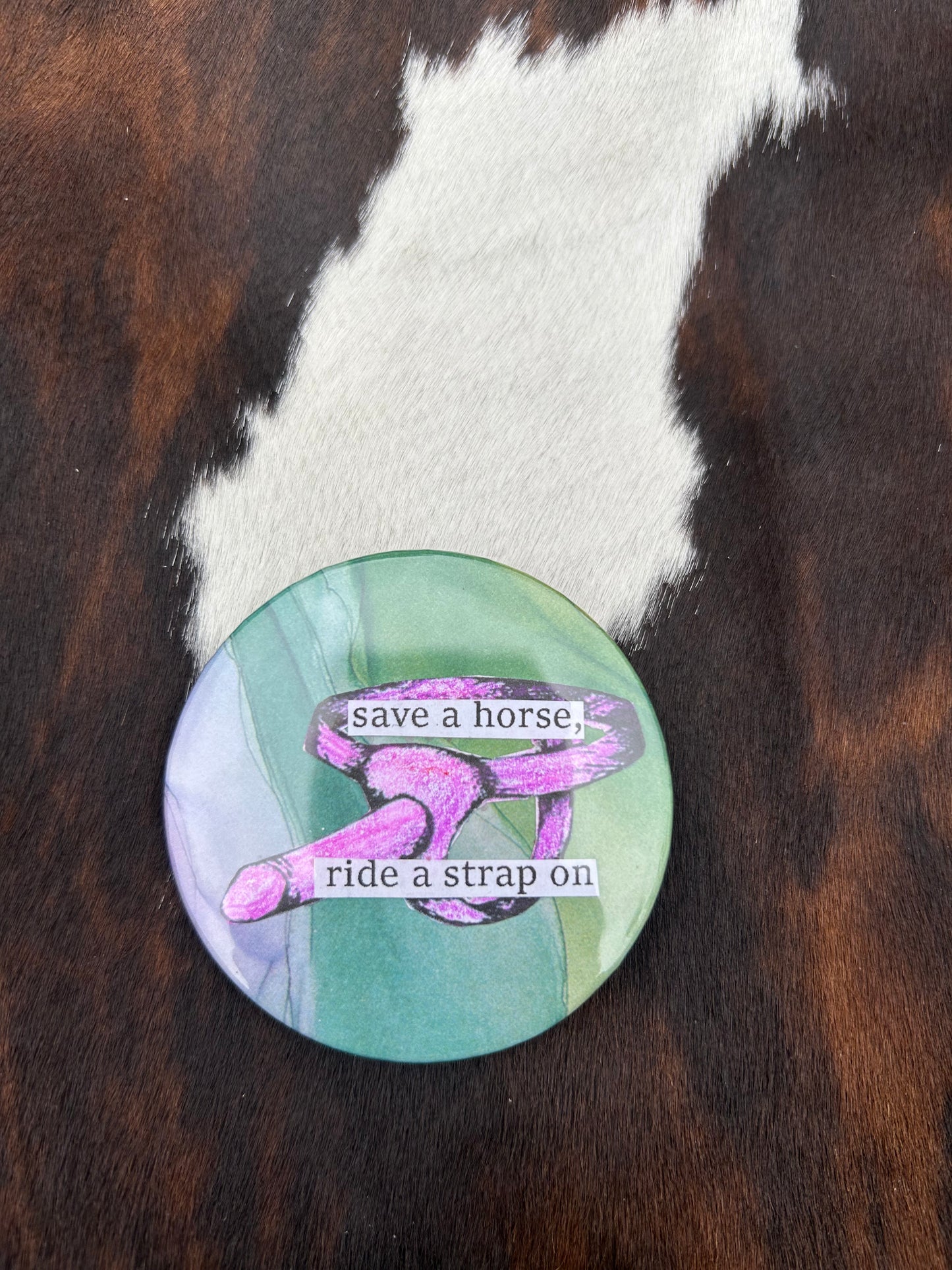 Save a horse pin