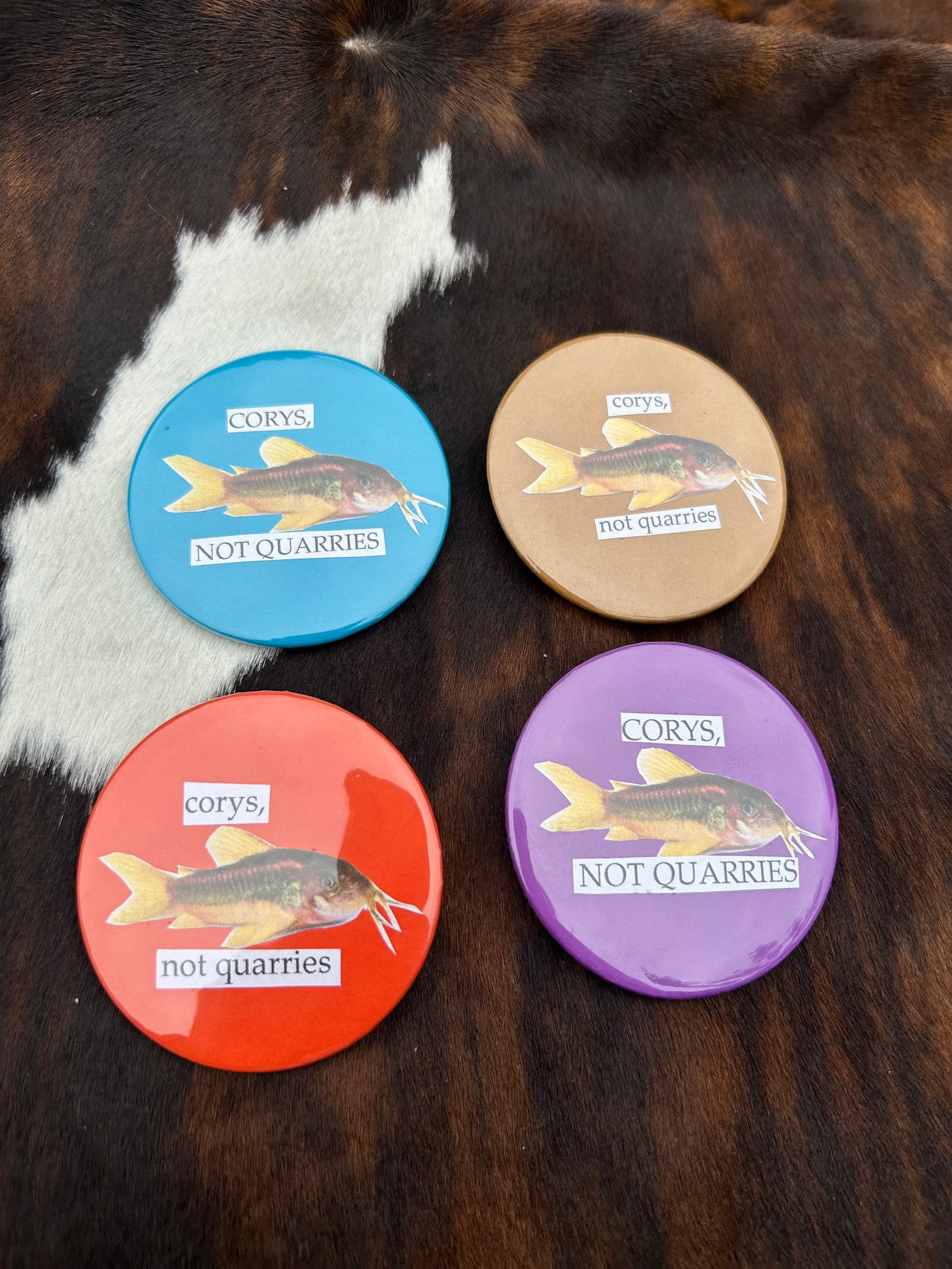 Corys, not quarries pin