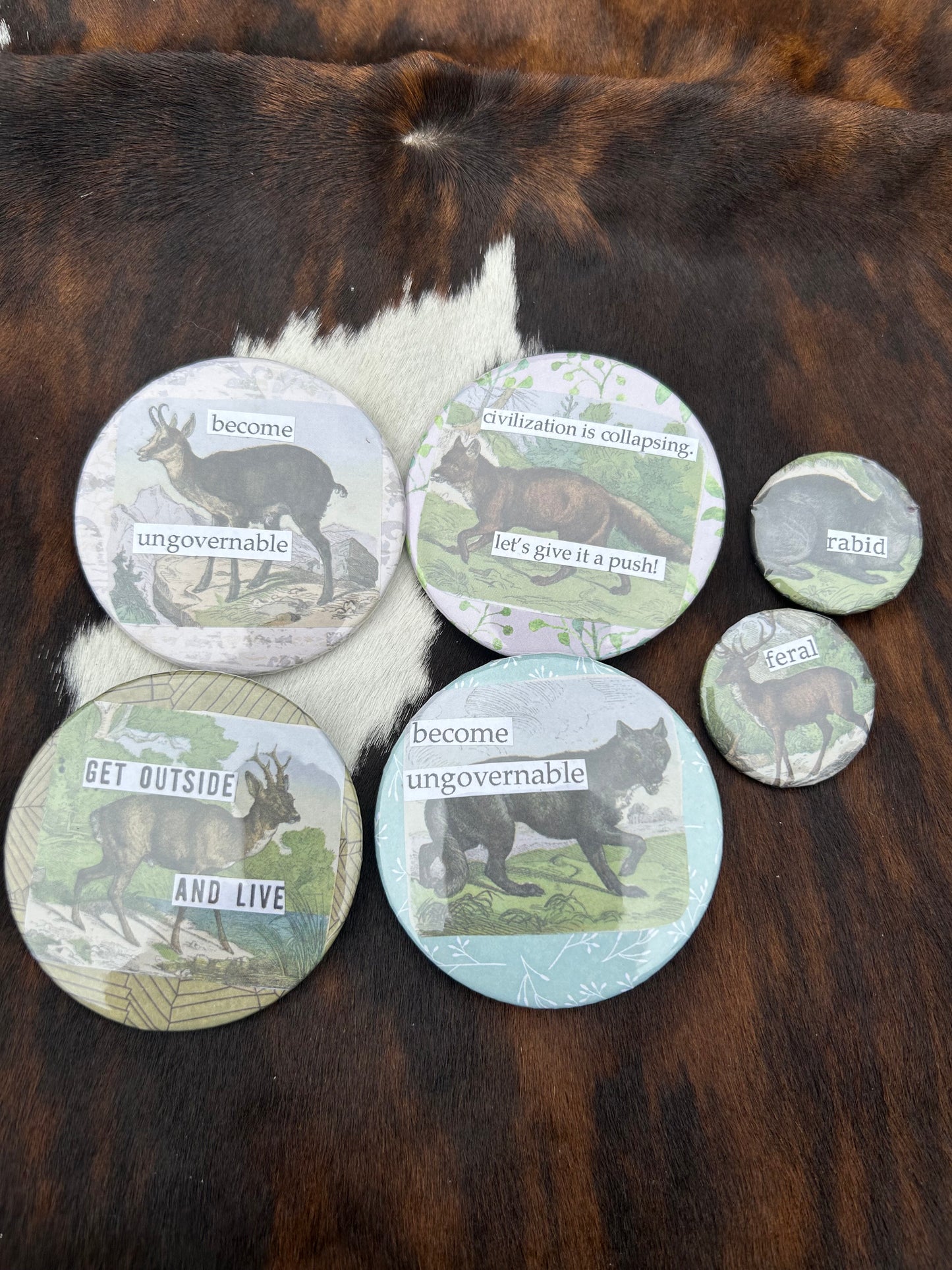 Anarco animals pins